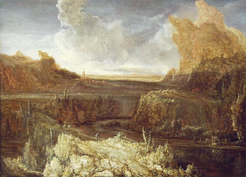 Hercules Seghers Mountainous landscape France oil painting art